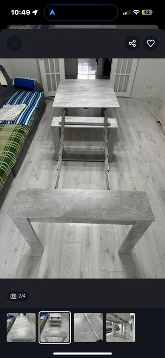 Стол кухонный раздвижной
