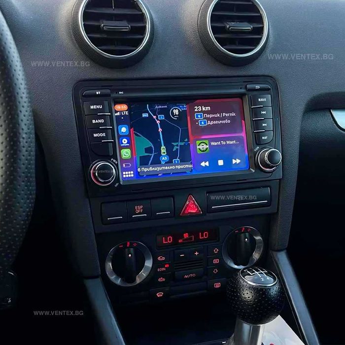 Мултимедия за Audi A3 8P – Android, CarPlay, Bluetooth, GPS навигация