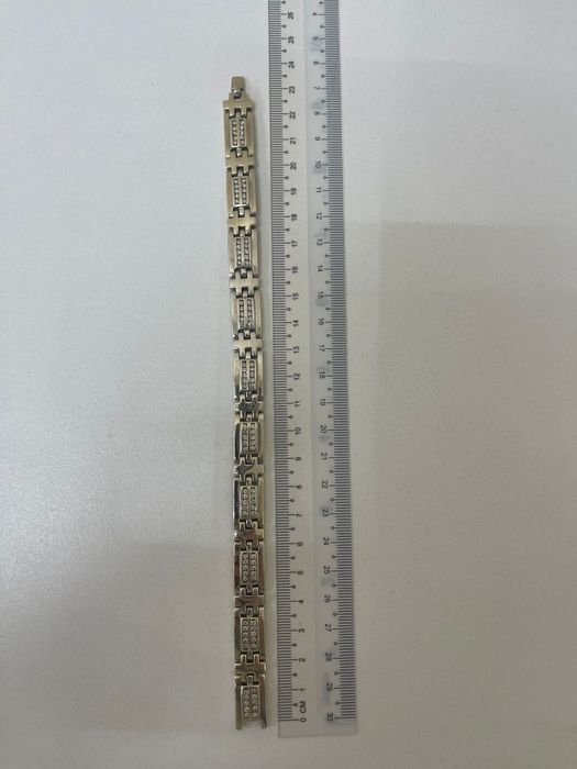 Bratara cu pietre prețioase din aur de 14K Amanet BKG