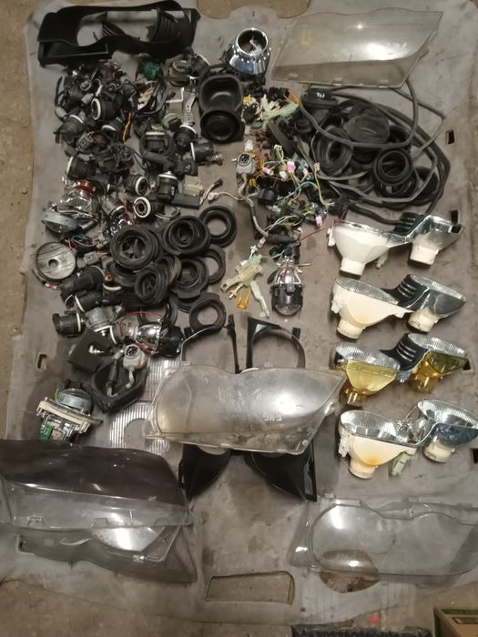 Е46 фар на части фарове крушка фасунга баласт стъкла рефлектор bmw e46