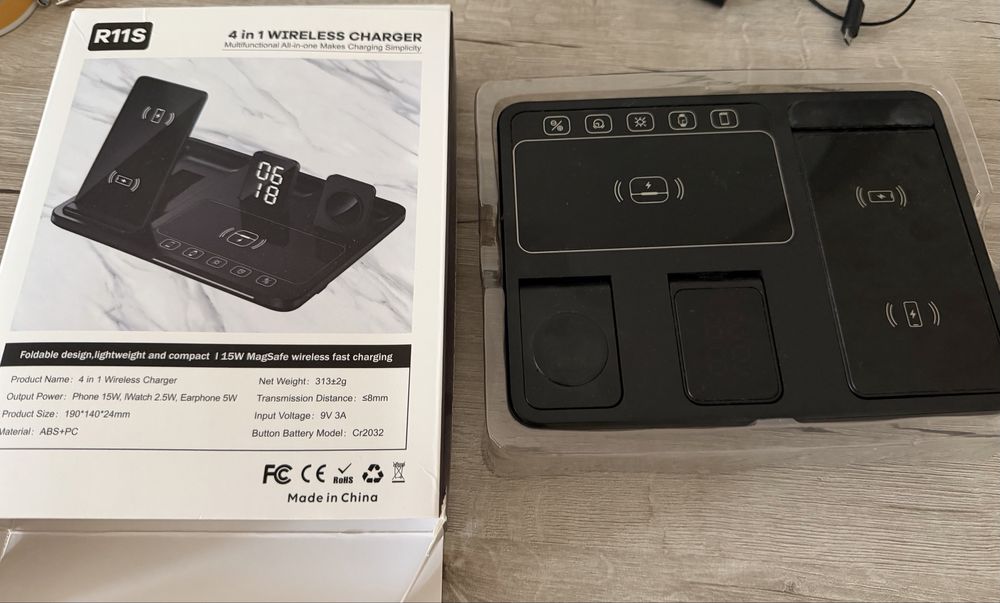 R11S 4 in 1 wireless charger беспроводное зарядное устройство