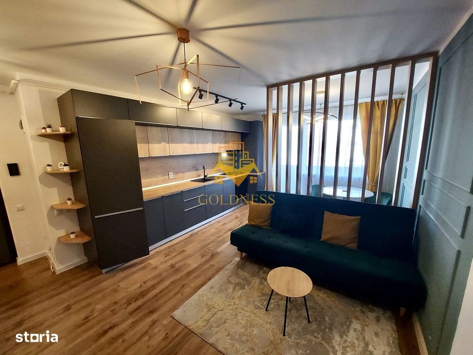 2 camere open space, Modern, Parcare, Totul Nou, Cetatii, Floresti