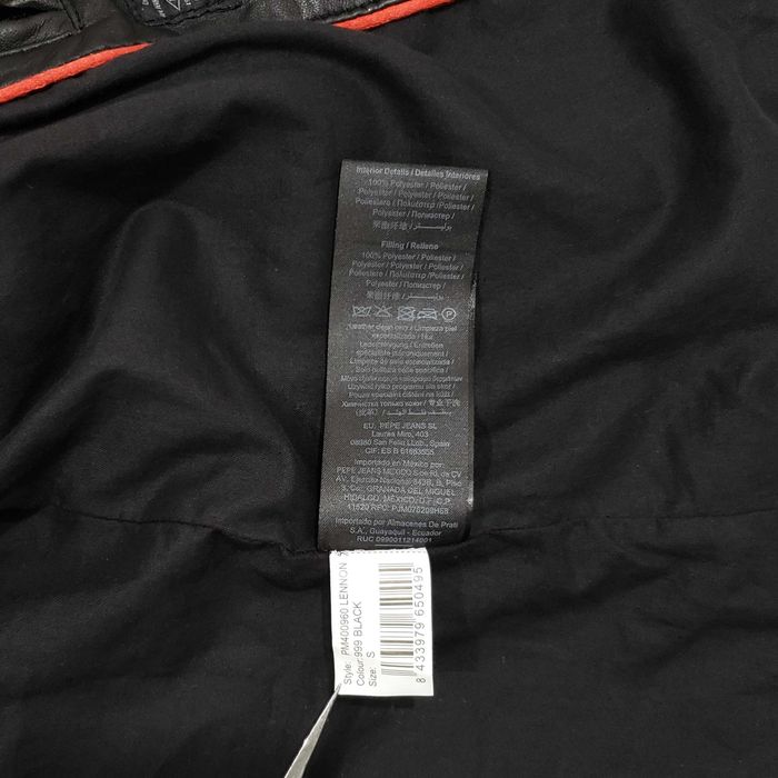 PEPE JEANS LENNON Leather Biker Мъжко Кожено Яке Като ново S-M