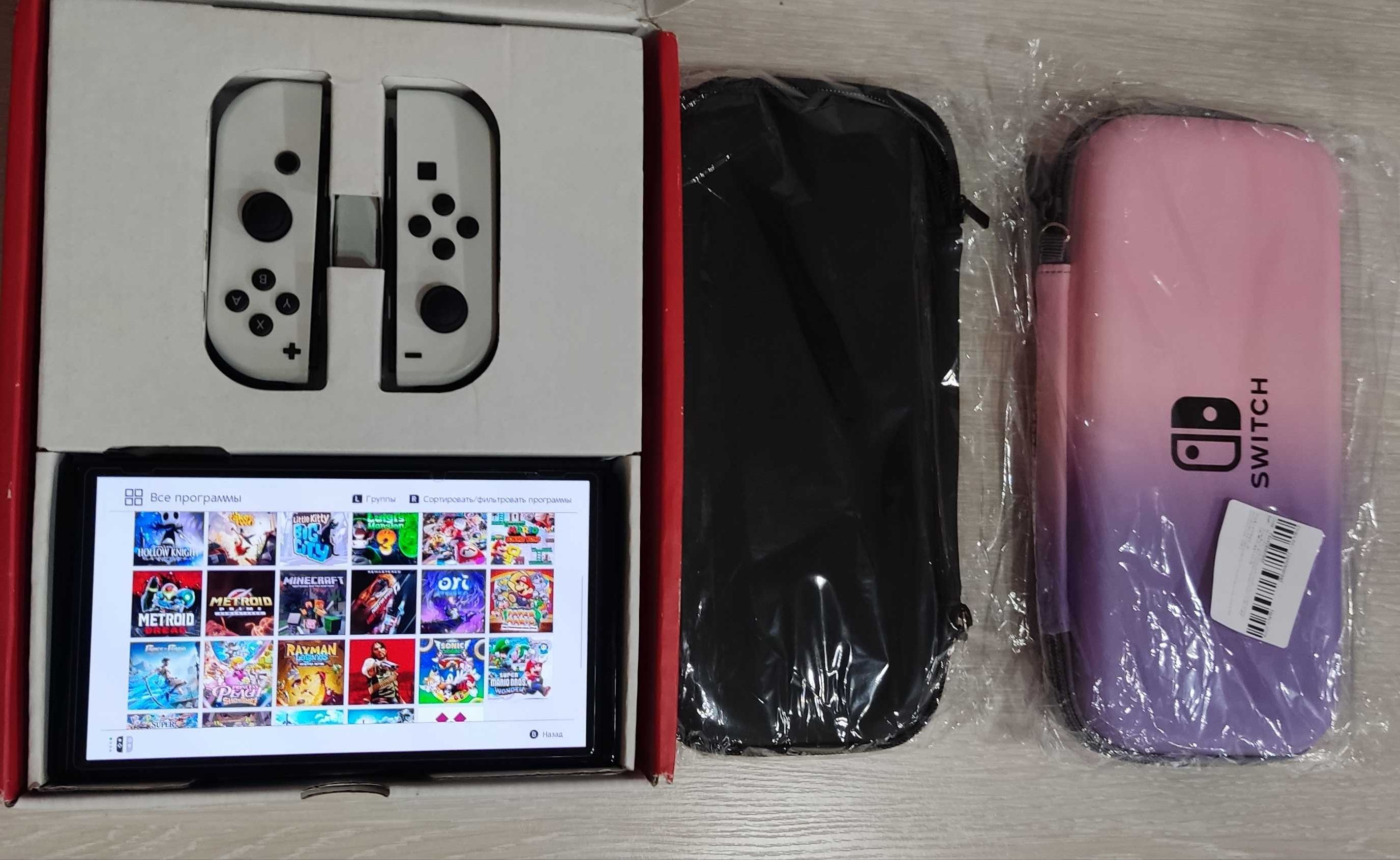 Nintendo Switch OLED, прошитый, 256Gb SD, 34 игры + чехол.: 160 000 тг. -  Приставки Алматы на Olx