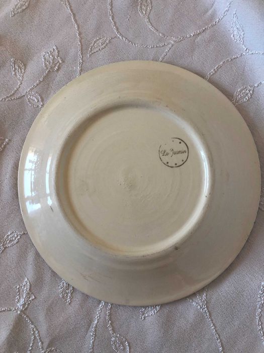 Керамична чиния, ръчна изработка, 25 см. диаметър, уникат, Тунис