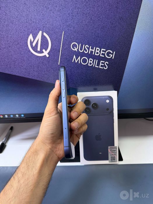 Super iDeal iPhone 17 Pro Max 100% Yomkost 94 sikl Karobka dok bor