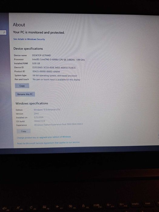 Laptop Lenovo i3  /17.3"