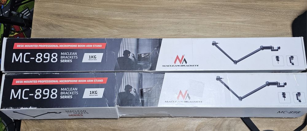 Suport microfon profesional Maclean, boom, max. 1 kg, MC-898