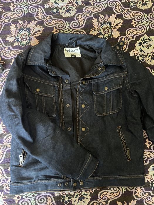 Джинсовый мото костюм