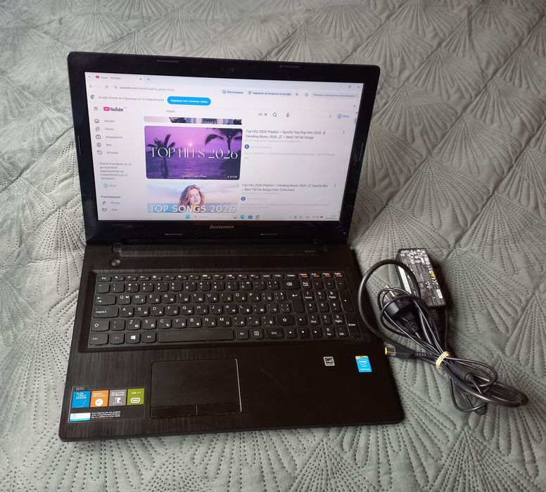 Лаптоп Lenovo IdeaPad G50-30 с 4-ядрен процесор и Windows 11 Pro