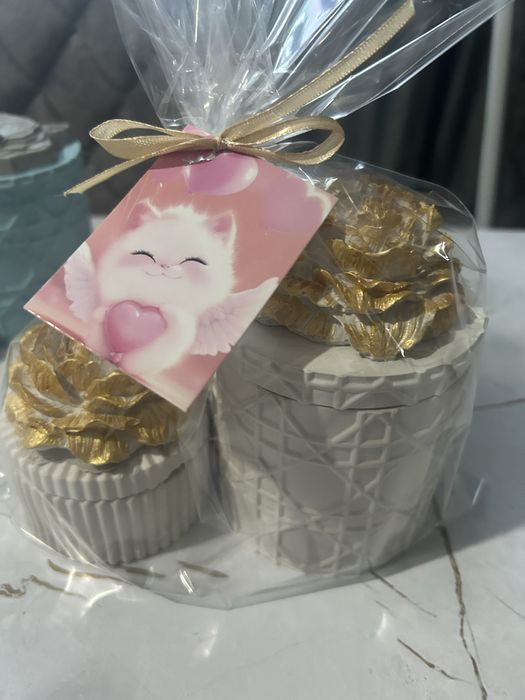 Гипсовые шкатулки