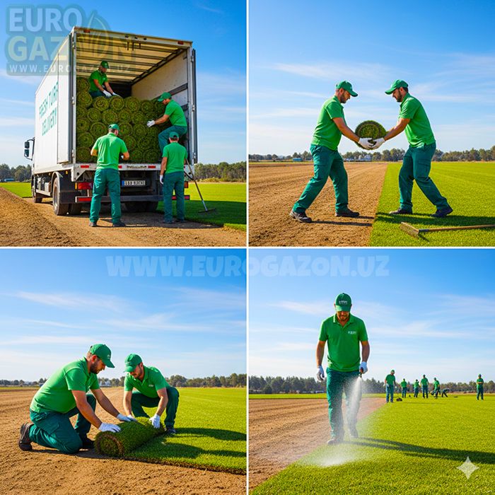 Gazon ekamiz | рулонный газон