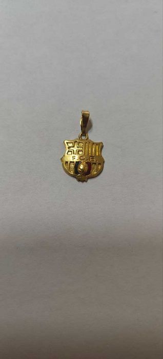 Pandantiv fotbal club Barcelona 1.83gr 18k (r)