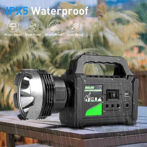 Kit solar lanterna cu trepied si 3 becuri GD-P50 HA