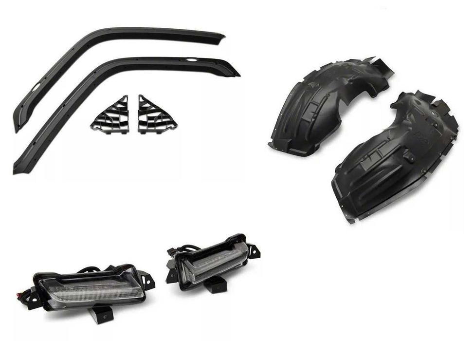 Вежди и метални подкалници за Jeep Wrangler JL 18 - 26