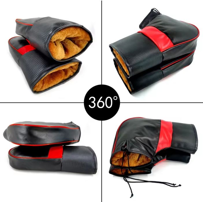 Manusi plusate rezistente la apa ghidon scuter/moto handlebar muffs
