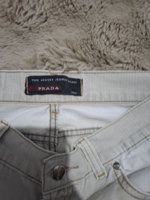 Blugi PRADA Albi Marimea 38