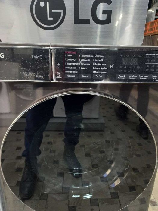 Стиральная машина LG 8,5 кг F2T9GW9P AI DD Steam+ TurboWash Wi-Fi