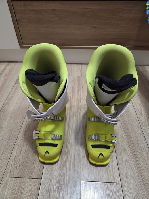 Skiuri copii K2 139cm si clapari Head 24,5cm