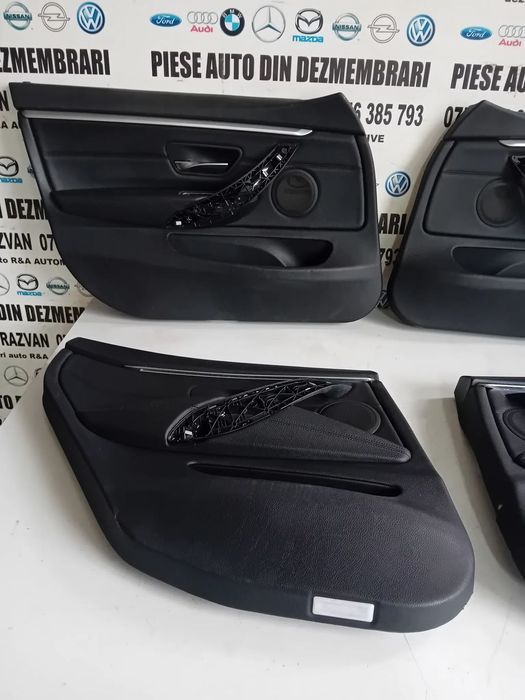 Tapiterie Fete Fata Usa Din Piele Cu Lumini Ambientale Bmw Seria 4 F36 Volan Stanga Fata Spate