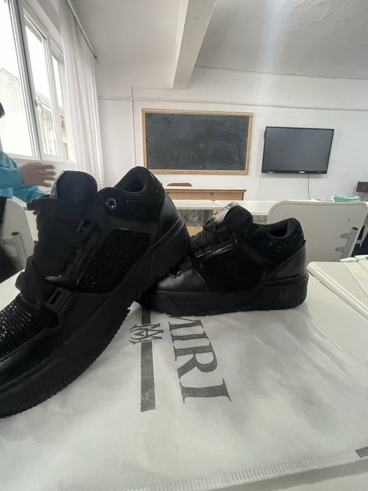 Amiri MA-1 negri cu diamante