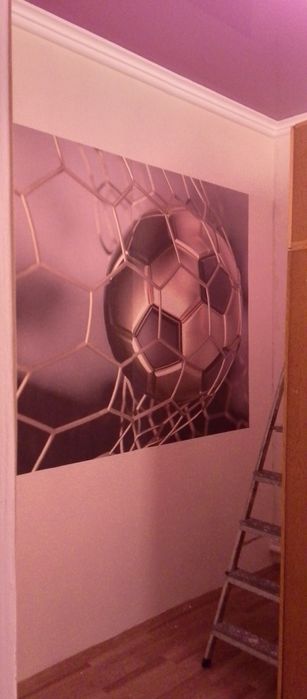 Ремонт.Поклейка обоев