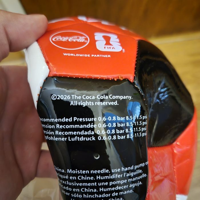 Minge fotbal coca-cola