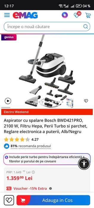 Vand Aspirator Bosch