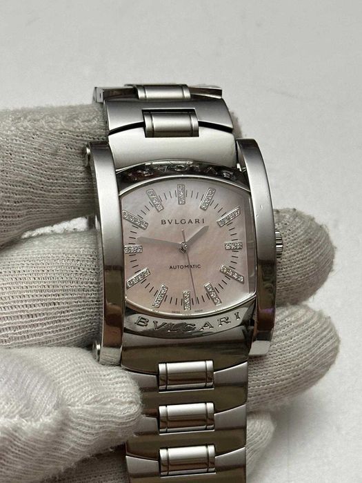 CEAS BVLGARI ASSIOMA - Automatic - Diamonds - Mother Of Pearl - Unisex !