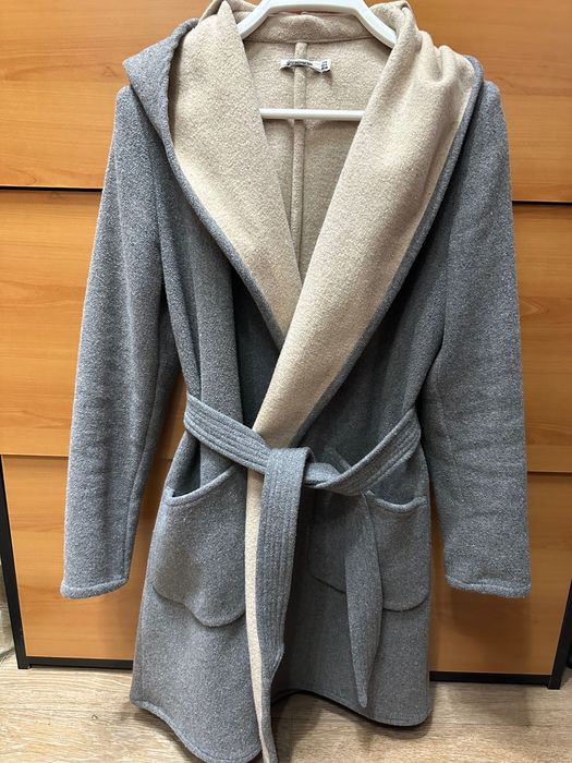 Stradivarius palton gri