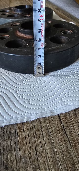 Flanse distantiere 30 mm 5x112 centrare 57.1 VAG prindere dubla + 10 prezoane