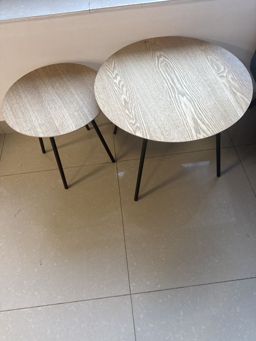 Set 2 masute de cafea lemn