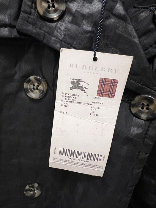 Детско палто Бърбъри черно
