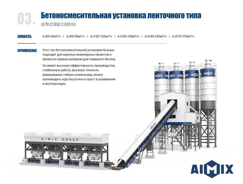 Бетонный завод – Высокая производительность, готов к поставке