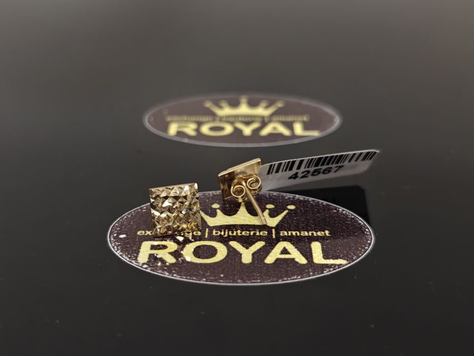 Bijuteria Royal: Cercei aur 14k/1.17 gr