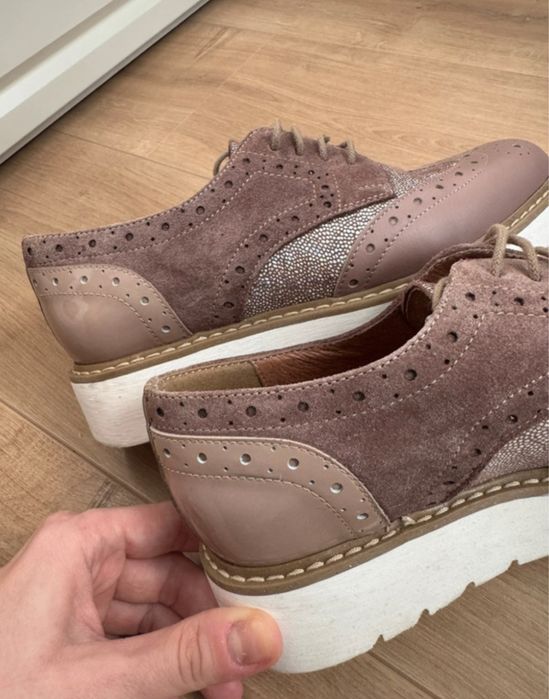 Pantofi casual piele naturala ANNA CORI / marime 36