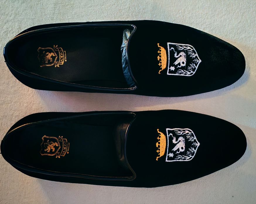 Mocasini loafer unisex catifea 40