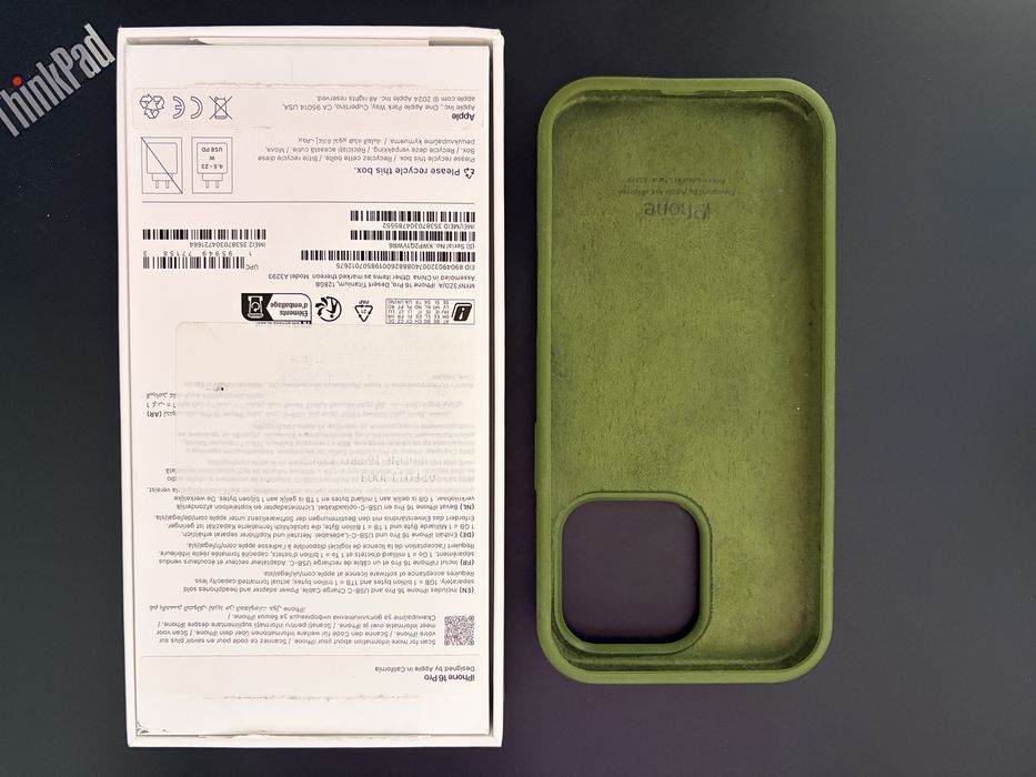 Cutie si husa Iphone 16 PRO