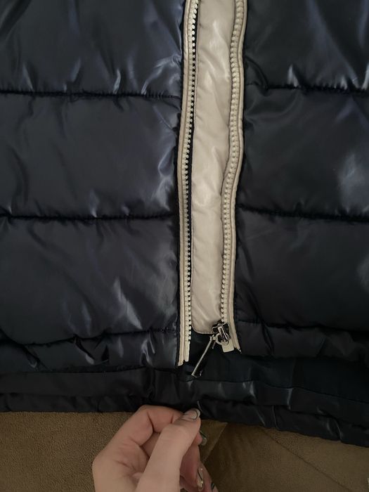 Тъмносиньо дамско яке