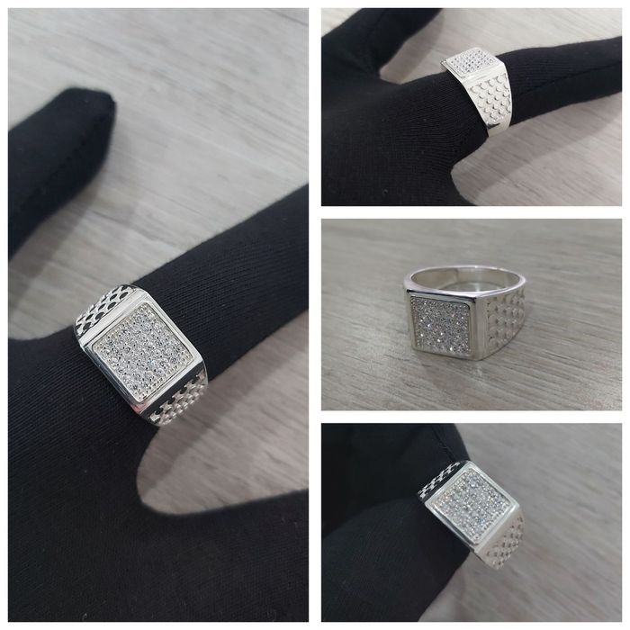 Kumush uzuk perstin 925 proba yangi. Кольцо серебро перстень и парный