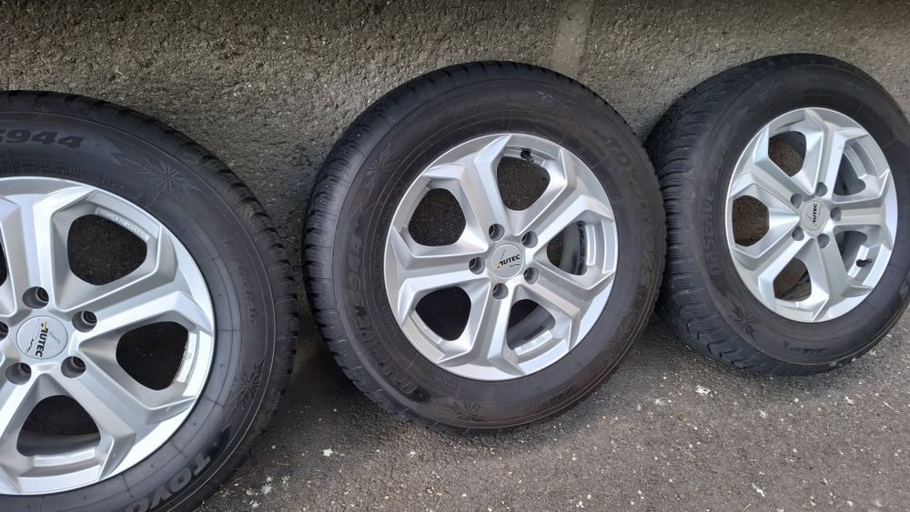 Jante Aliaj,  cu cauciucuri 215/65/16 M+S dot 2024 ,5×112 !
