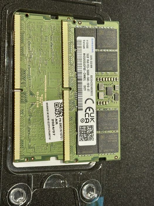 Ram ddr5 5600mhz 2x16gb samsung