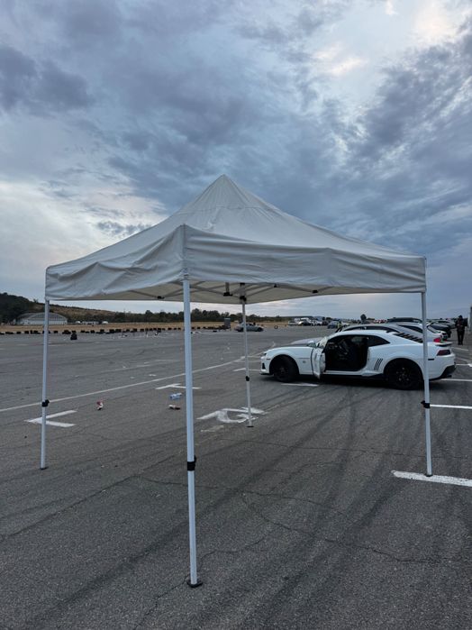 Шатра 28кг шестоъгълен профил 3х3 м. сгъваеми маси столове градина комплект за изложения панаири събори