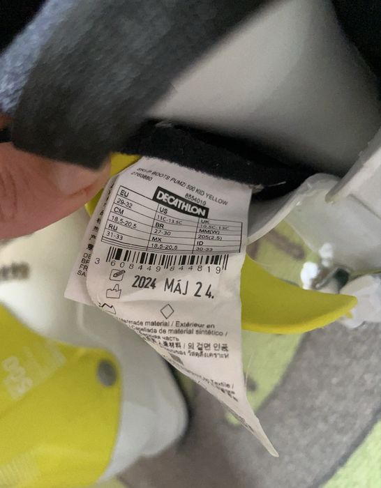 Clapari ski  copii 29-32 Decathlon Pumzi 500