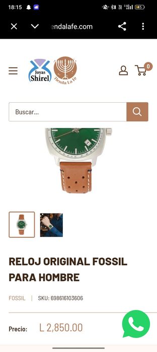 Ceas FOSSIL îl dau pentru mama mea că trebuie sai plătesc pastilele