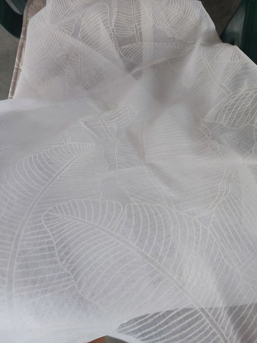 Завеси бели прозрачни 98х140см .2 броя