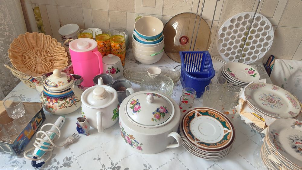 Посуды б/у советские