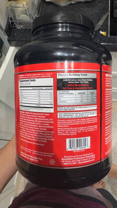 Carnivar protein spirt ozuqasi