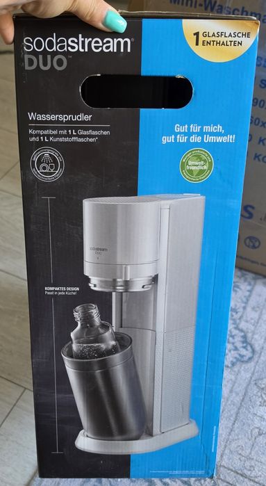 Машива за газирана вода SodaStream duo бяла