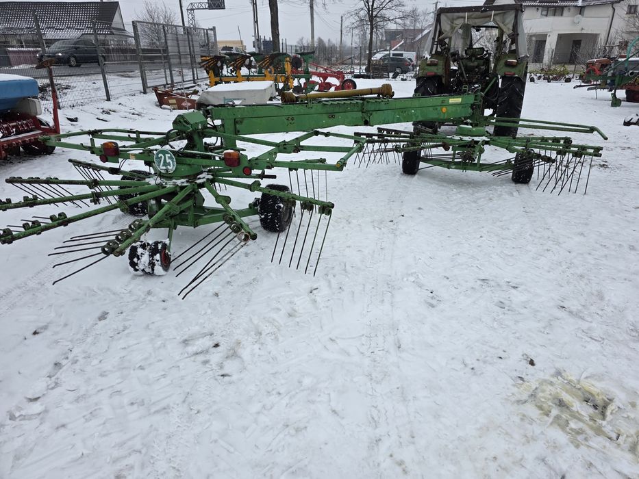 Grebla Greblatoare dubla doua rotoare 6.5 7 metri Stoll R 1400